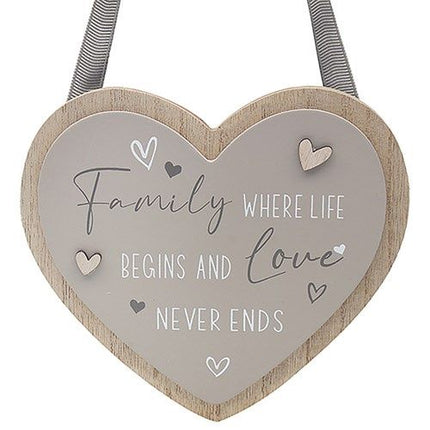 Love & Affection Plaque Family