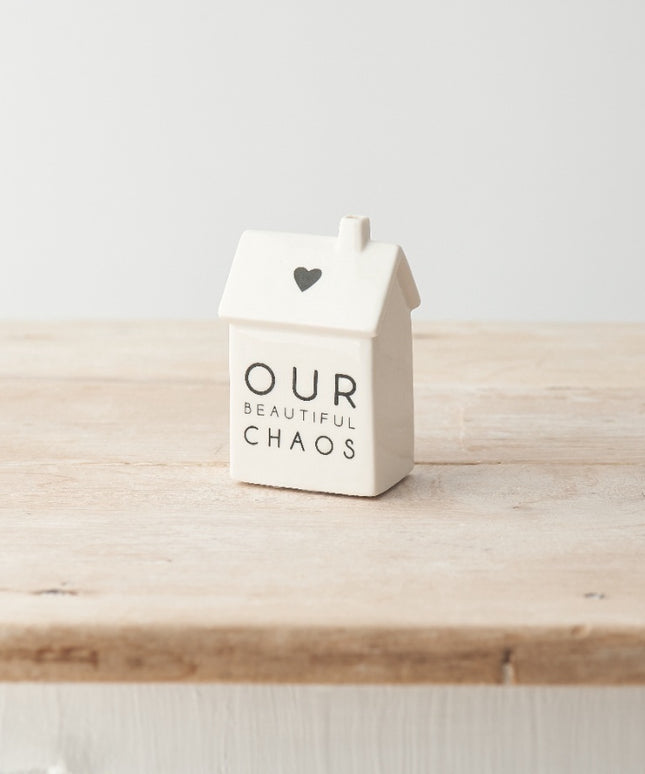 9cm Ceramic House Decoration