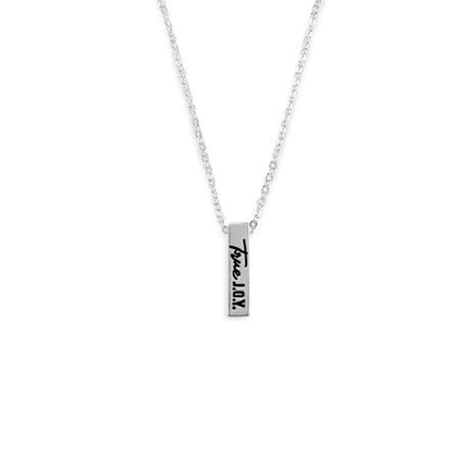 True J.O.Y. Bar Necklace