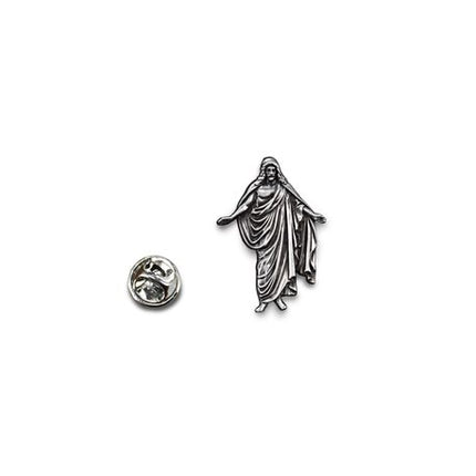 Antique Christus Statue 3D Cast Pin