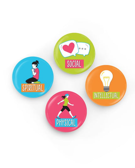 Youth Program Goal Button Set 4 Pack