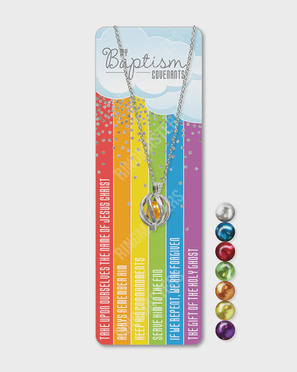 My baptism covenant bookmark & necklace