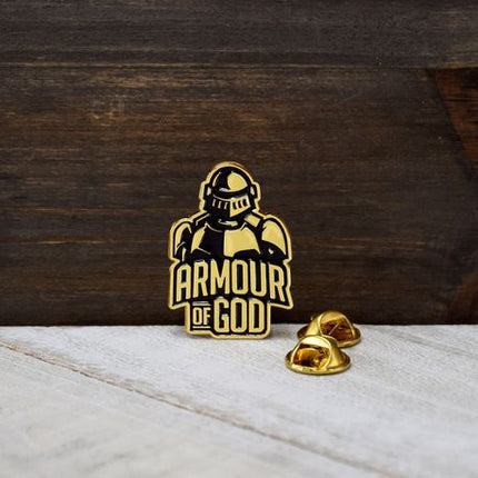 Armour of God Enamel Pin
