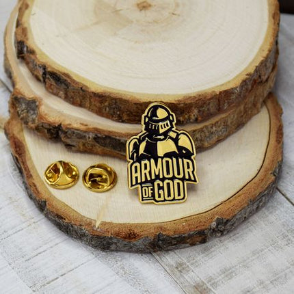 Armour of God Enamel Pin