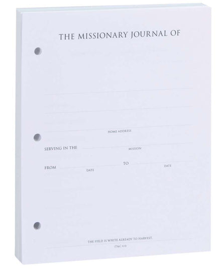 Missionary 3-Ring Binder Journal
