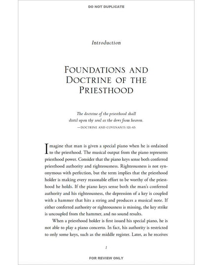 The Melchizedek Priesthood