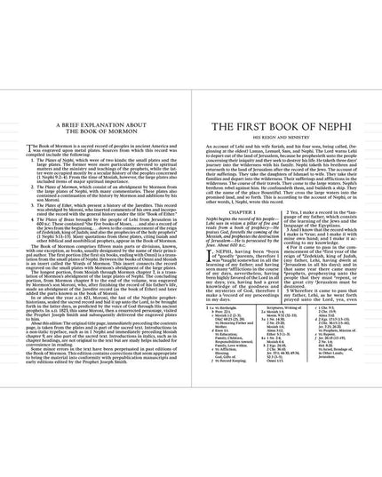 The Book of Mormon, Journal Edition, Faux Leather