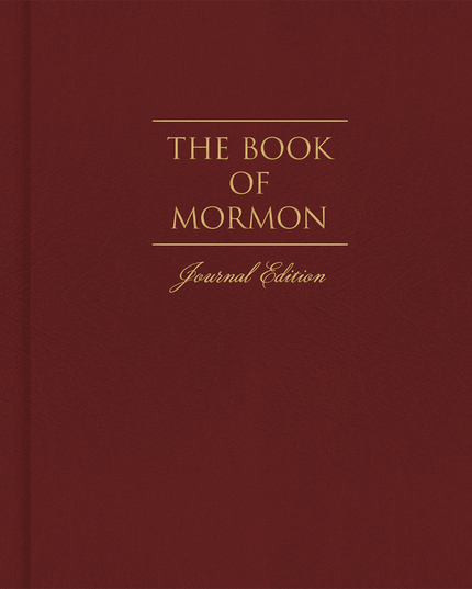 The Book of Mormon, Journal Edition, Red HARDCOVER (No Index)