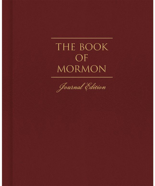 The Book of Mormon, Journal Edition, Red HARDCOVER (No Index)