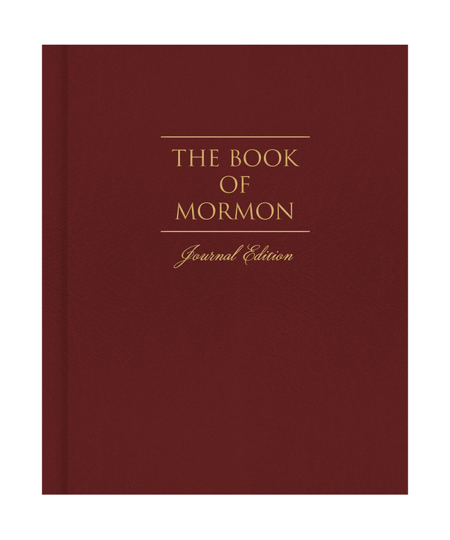 The Book of Mormon, Journal Edition, Red HARDCOVER (No Index)