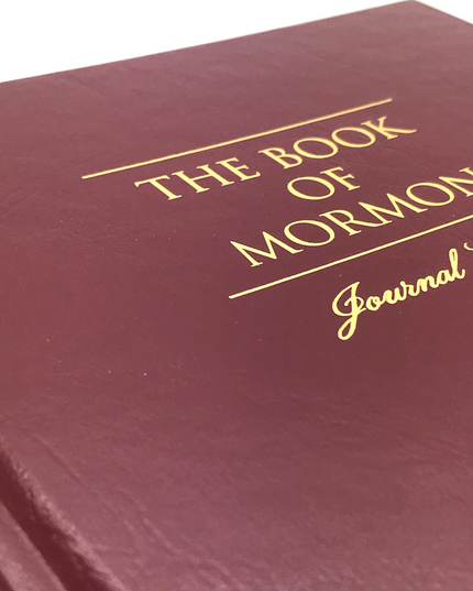 The Book of Mormon, Journal Edition, Red HARDCOVER (No Index)