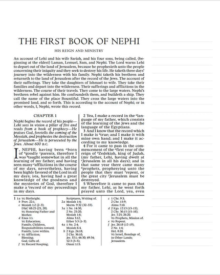 The Book of Mormon, Journal Edition, Red Floral (No Index)