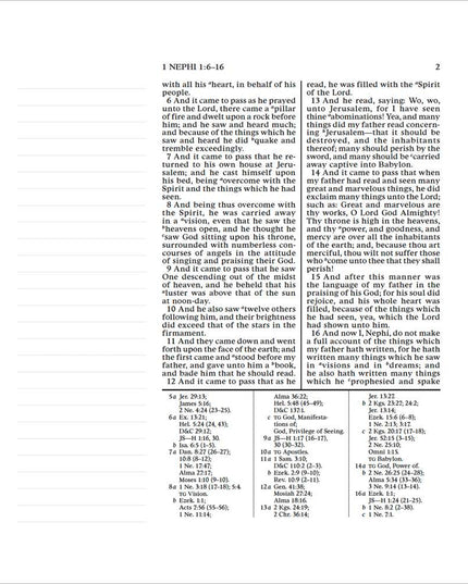 The Book of Mormon, Journal Edition, Red Floral (No Index)