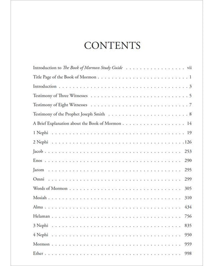 The Book of Mormon Study Guide: Start to Finish