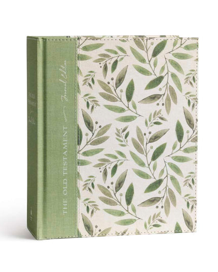 The Old Testament, Journal Edition, Green Floral (No Index)