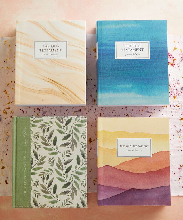 The Old Testament, Journal Edition, Green Floral (No Index)