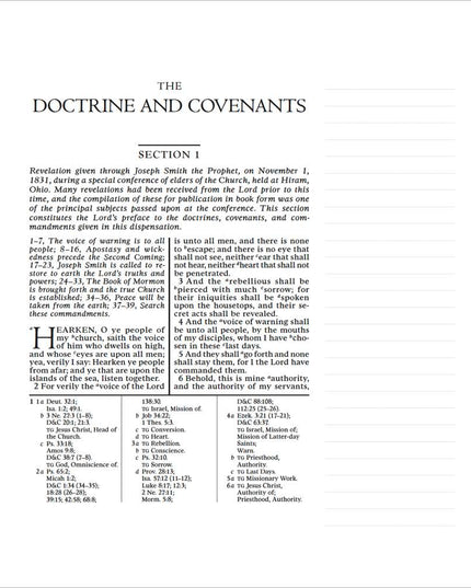 The Doctrine and Covenants and Pearl of Great Price, Journal Edition, Neutral (No Index)