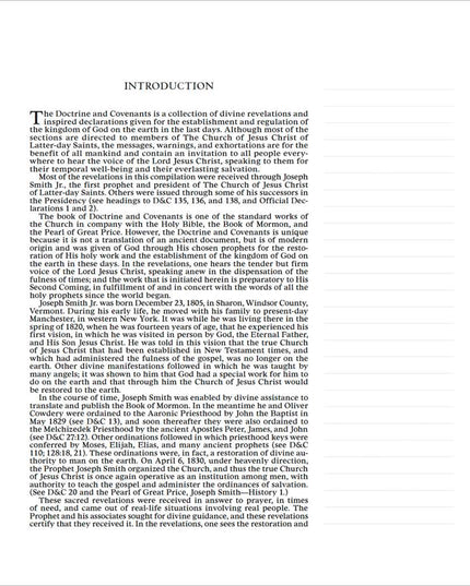 The Doctrine and Covenants and Pearl of Great Price, Journal Edition, Blue Floral (No Index)