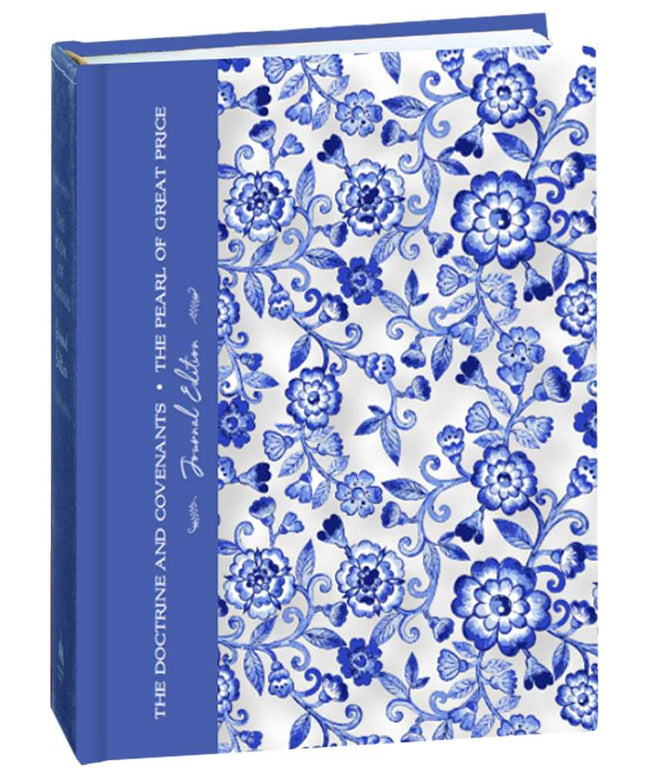 The Doctrine and Covenants and Pearl of Great Price, Journal Edition, Blue Floral (No Index)