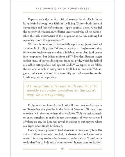 The Divine Gift of Forgiveness