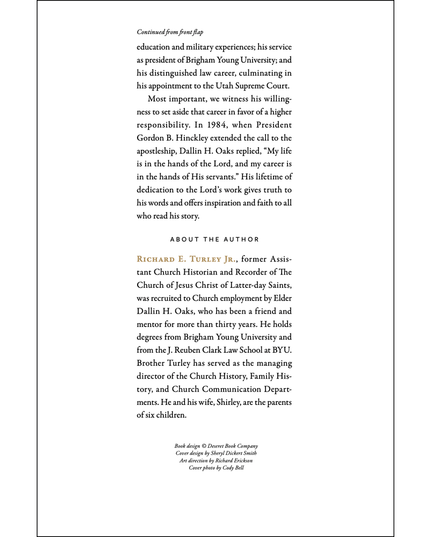 In the Hands of the Lord: The Life of Dallin H. Oaks