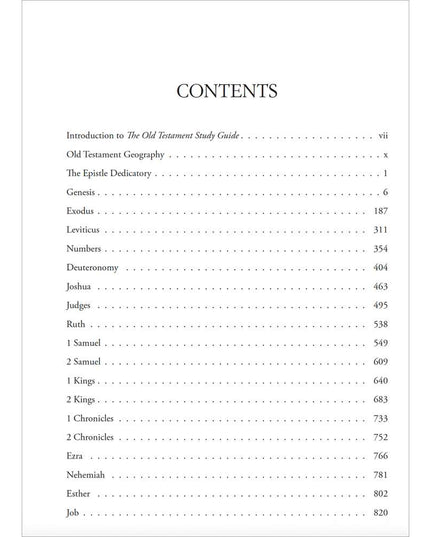 Old Testament Study Guide Start to Finish