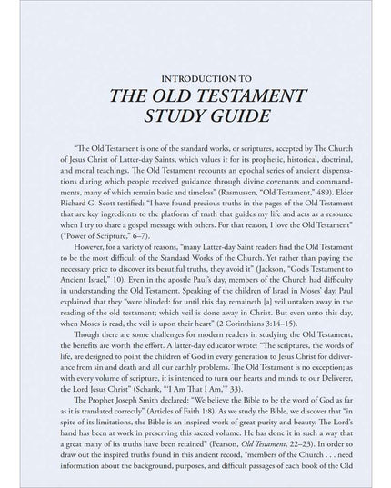Old Testament Study Guide Start to Finish