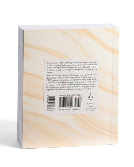 The Old Testament, Journal Edition, Plain Unlined (No Index) Marble