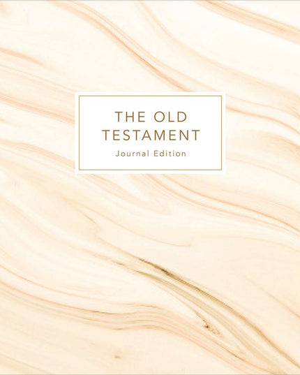 The Old Testament, Journal Edition, Plain Unlined (No Index) Marble
