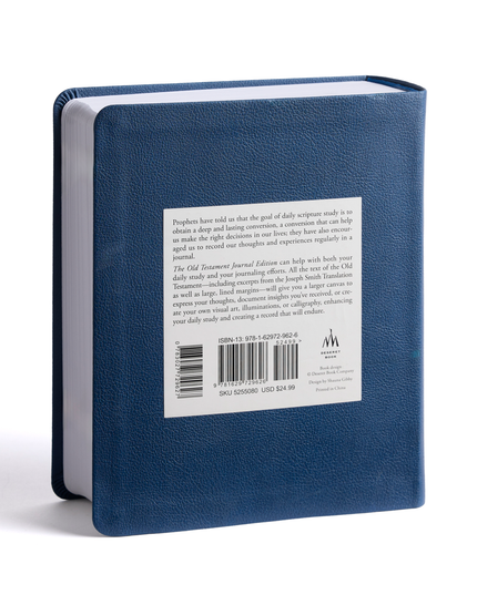 The Old Testament, Journal Edition, Faux Leather Blue