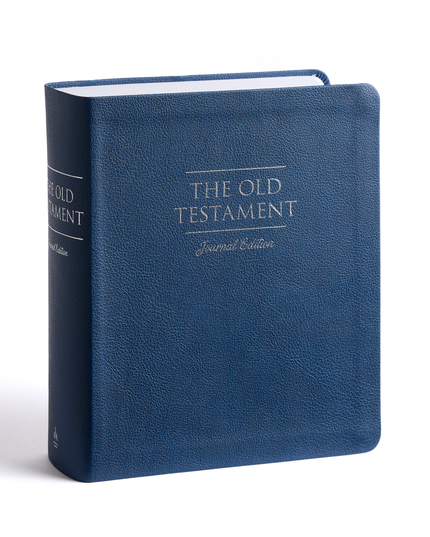 The Old Testament, Journal Edition, Faux Leather Blue