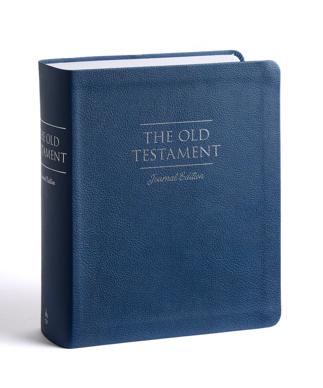 The Old Testament, Journal Edition, Faux Leather Blue