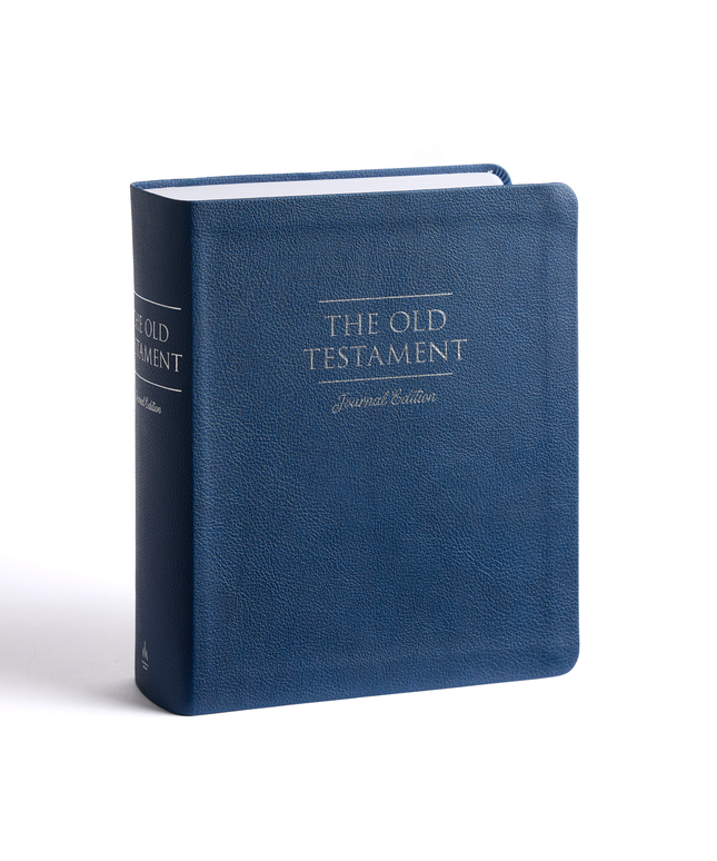 The Old Testament, Journal Edition, Faux Leather Blue