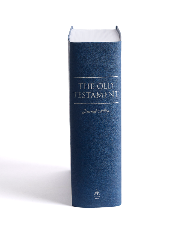 The Old Testament, Journal Edition, Faux Leather Blue