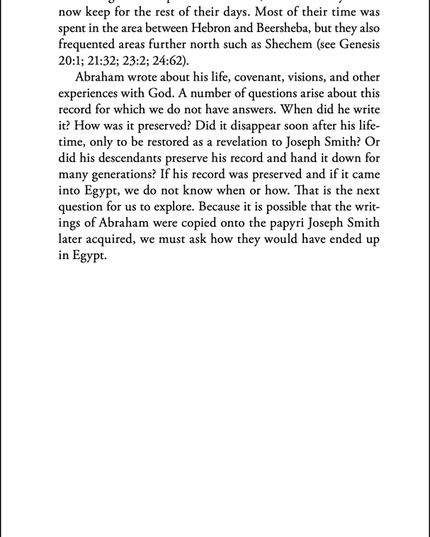 Let's Talk about the Book of Abraham