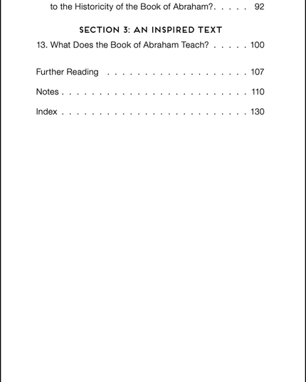 Let's Talk about the Book of Abraham