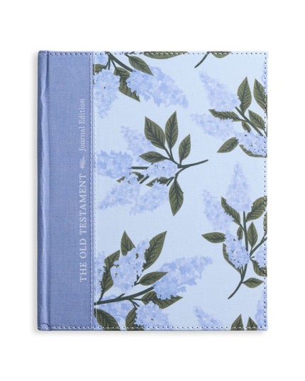 The Old Testament, Journal Edition, Blue Floral (No Index)