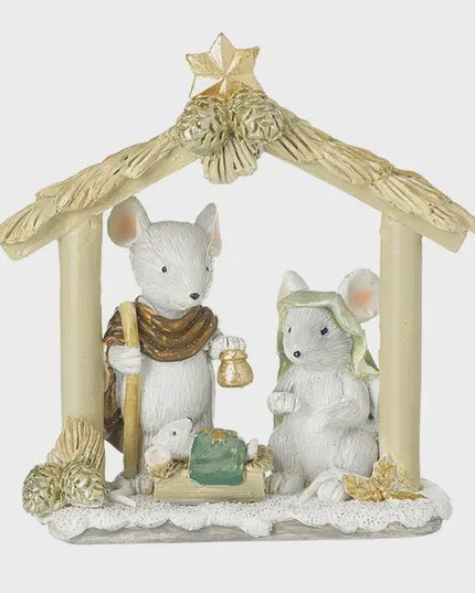 Mice Nativity Scene