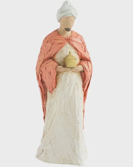 Wise Man Red (Frankincense) Decorative Nativity Figurine
