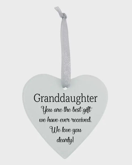 Glass Ornament Granddaughter, You Are