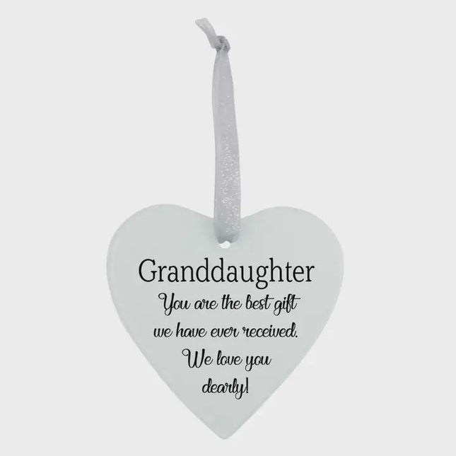 Glass Ornament Granddaughter, You Are