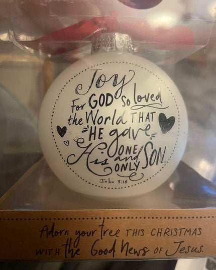 JOY. Large Bauble