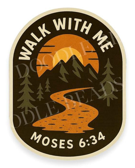 Walk With Me Vinyl Stickers, 2026 LDS Youth Theme