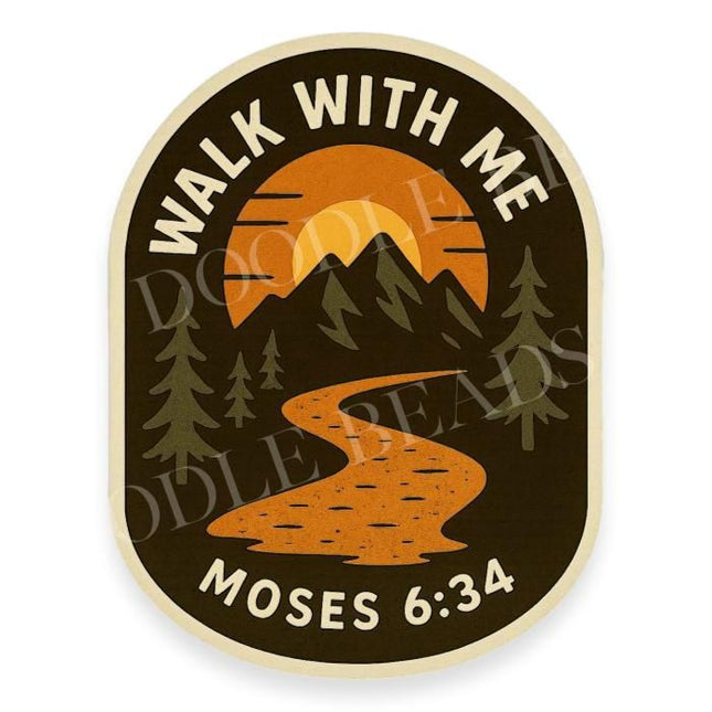 Walk With Me Vinyl Stickers, 2026 LDS Youth Theme