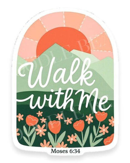 Walk With Me Vinyl Stickers, 2026 LDS Youth Theme