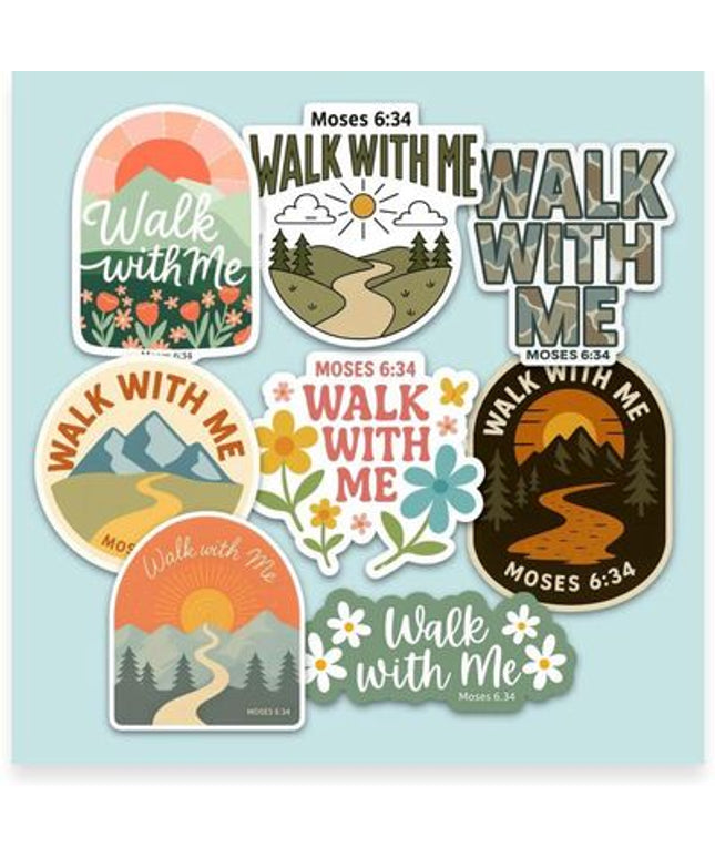 Walk With Me Vinyl Stickers, 2026 LDS Youth Theme