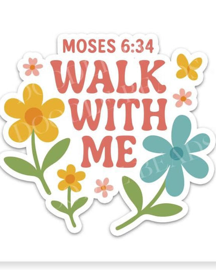 Walk With Me Vinyl Stickers, 2026 LDS Youth Theme