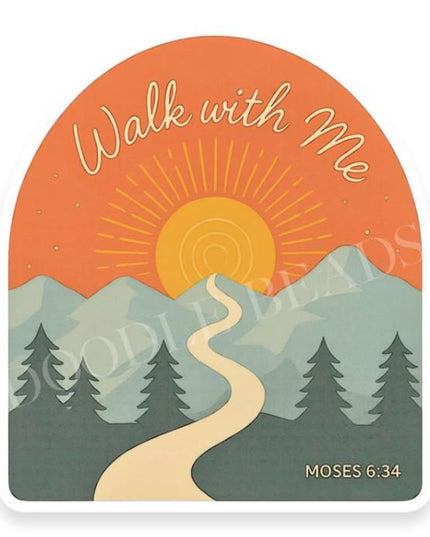 Walk With Me Vinyl Stickers, 2026 LDS Youth Theme