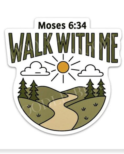 Walk With Me Vinyl Stickers, 2026 LDS Youth Theme