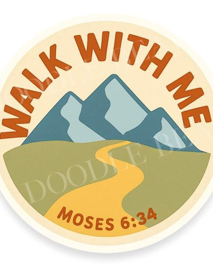 Walk With Me Vinyl Stickers, 2026 LDS Youth Theme